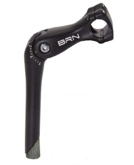 Attacco Manubrio Regolabile Nero