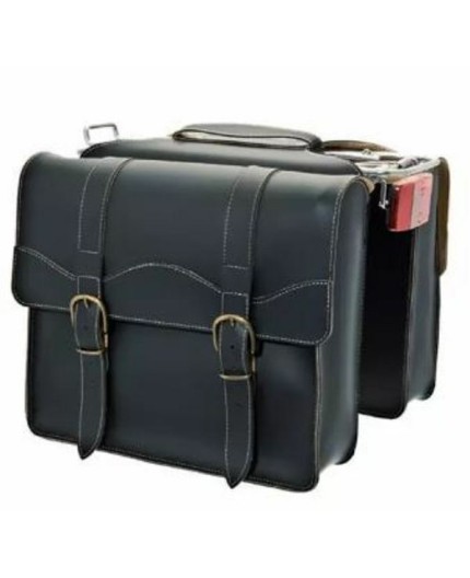 Roma Borse A Bisaccia In Semilcuoio