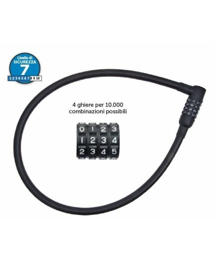 Combo Lucchetto Brn A Cavo