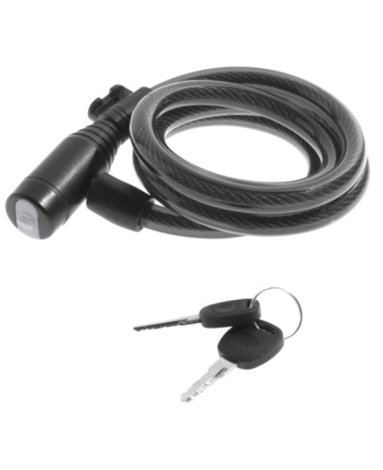 Lucchetto Spirale 8x1500 Mm Nero