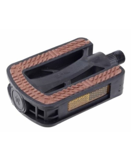 Pedali City Bike Nylon Marrone/nero