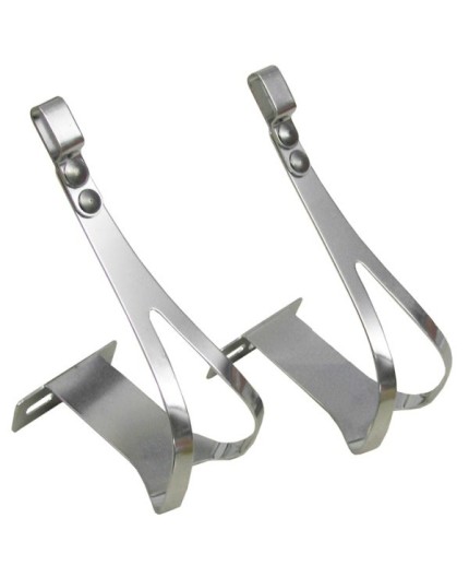 Coppia Puntapiedi Ciclo Acciaio