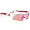 Swifty Occhiale Bianco Lente Racing Red