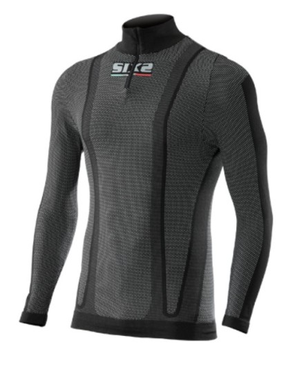 Lupetto C/zip M/lunga Thermo Carbon Sixs