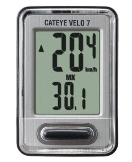 Velo 7 Cateye Computer Nero Con Filo