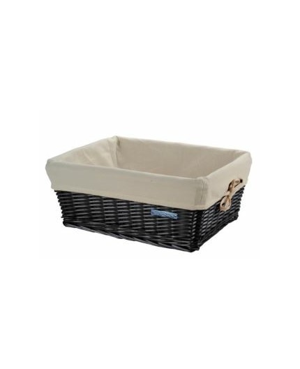 Cesto Cassetta Vimini Grande Con Fodera